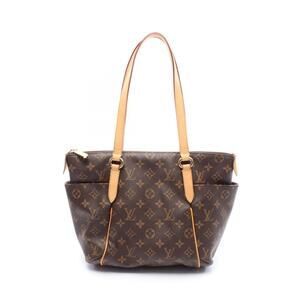 Louis Vuitton Totally Tote Bag Canvas Leather Monogram Brown